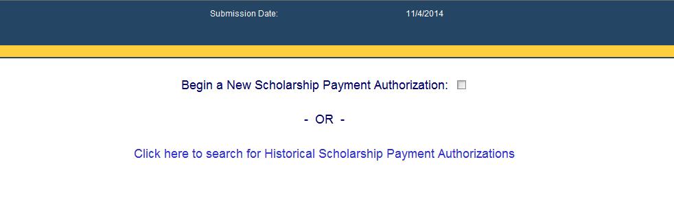 Scholarship Payment Authorization Form p.