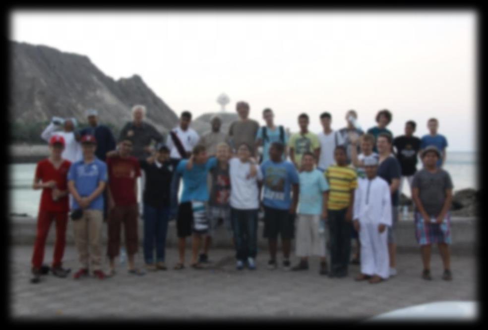 2011 March in Muscat ABM hosts 4 students and 3