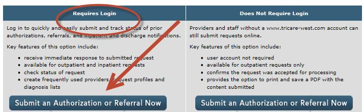 If not already logged in, click on Submit a Request from the drop-down