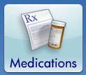 III. The Medications button contains a list of your medications