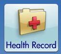 IV. The Health Record button contains several different buttons of