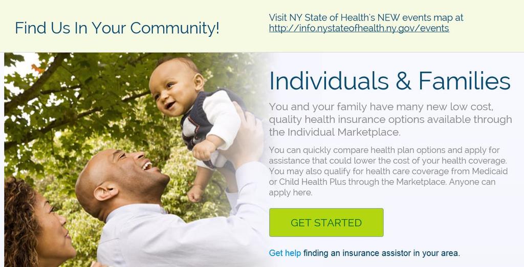 NY State Health Insurance options Phone: