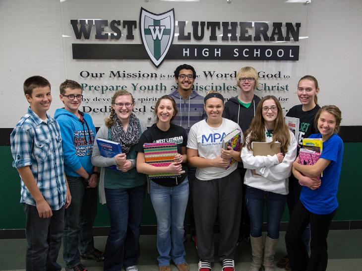 Growing... West Lutheran concentrates on college placement.