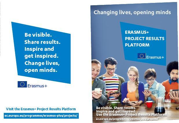 Information and dissemination tools Erasmus+ Dissemination Platform http://ec.europa.