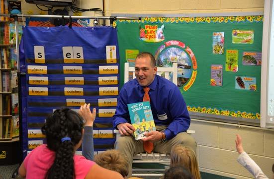 Mark Poarch participated in Read Across America events at local schools during the month of March. Dr. Poarch read Dr.
