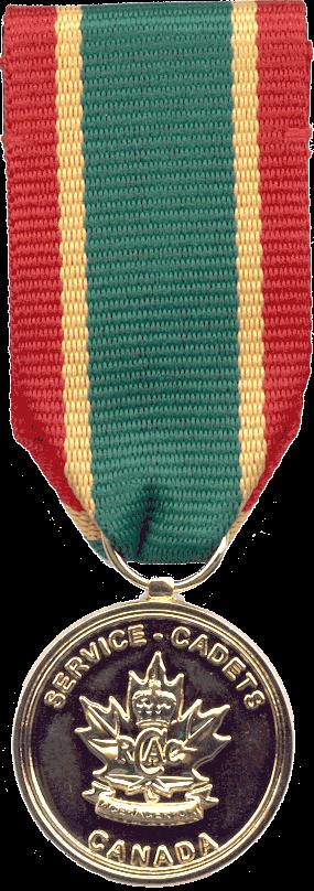 ARMY CADET SERVICE MEDAL The Army Cadet Service Medal is awarded to members of the Royal Canadian Army Cadets who have completed four (4) years of honourable service with no break in service longer