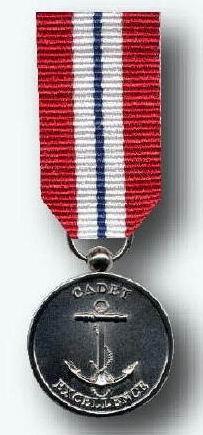 MEDALS of THE ROYAL CANADIAN SEA CADETS in CANADA Navy League of Canada Medal of Excellence Awarded annually to the most proficient Navy League Cadets and Royal Canadian Sea Cadets within each