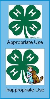 4-H National Headquarters Fact Sheet Using the 4-H Name & Emblem: Graphics Basics The Official 4-H Emblem The Official 4-H Emblem is a 4-leaf clover with an H in each leaf, with the stem turned to