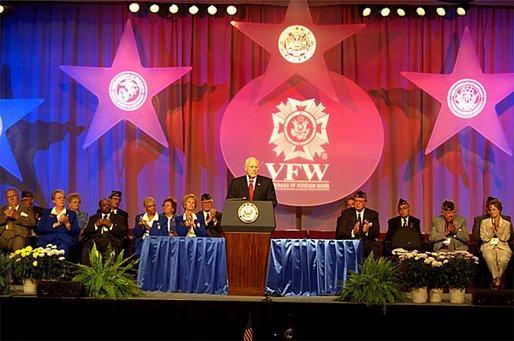 I've been looking forward to this opportunity to visit the historic city of Nashville, and to being with the members of the VFW and the Ladies Auxiliary.