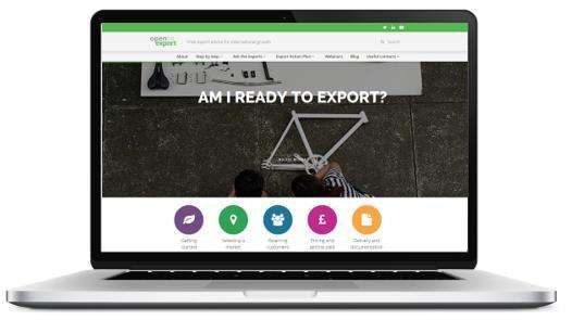 Open to Export is a free online information service from The Institute of Export & International Trade, which is dedicated to helping small UK businesses get ready to export and