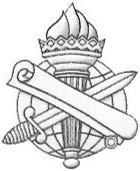 Shown here are the distinctive insignia of the various branches of the Army.
