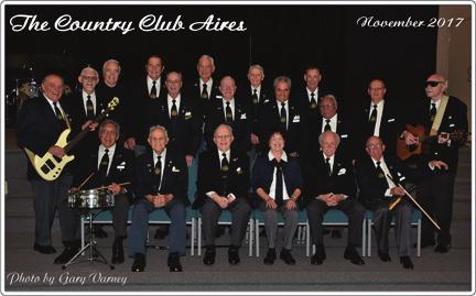 Country Club Aires Performance 2:00 p.m. Welcome back this treasured mens singing ensemble! Stretch & Balance Exercise - 3:00 p.m., Garden Rm Continuing Education - Archaeology, 7:15 p.