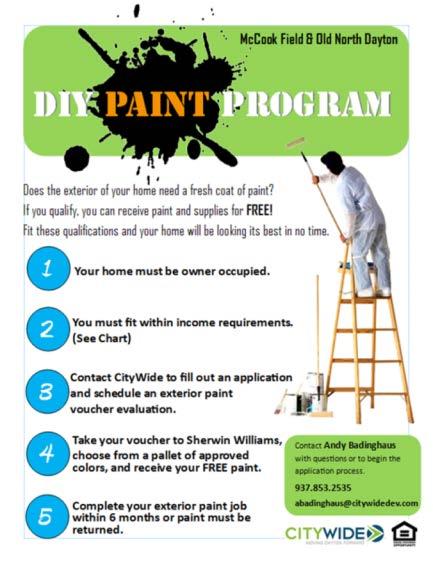 DIY Paint & Emergency Repair Program CDBG funded project Response to need identified through community organizing work.