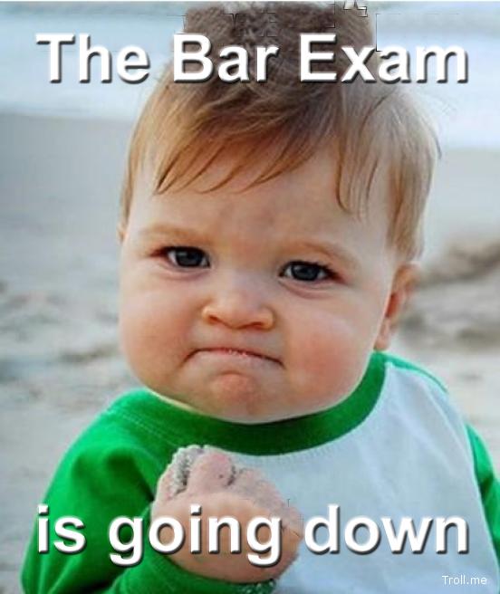 Last thought: start thinking now about the bar exam It s never too early to think about the Bar
