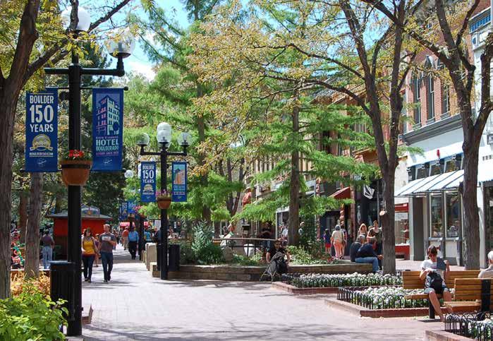 Welcome to Downtown Boulder! Downtown Boulder Snapshot Pearl Street Mall is a top-rated regional tourist attraction. 1.