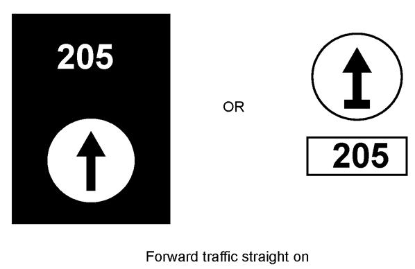 Signs GUIDE SIGNS Signs that indicate height restrictions are placed centrally on the overhead obstruction. Special classification numbers are never posted on standard bridge-marking signs.