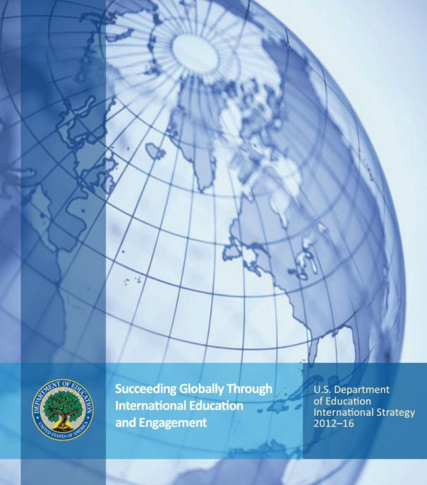 Department of Education Towards a National Policy International Strategy 2012-16: Succeeding Globally Through