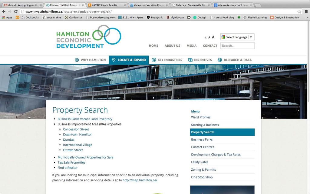 City of Hamilton, Downtown Master Plan Initiatives for Action Business Vitality 2. Property Marketing, continued Action Steps Partners or Collaborators Time line 2.