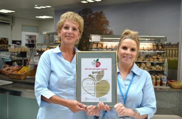 Award for the Lansdown restaurant. The service was then further developed to achieve the Silver Award.