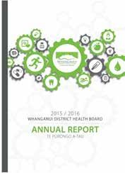 2017 ARA AWARDS 29 WHANGANUI DISTRICT HEALTH BOARD The report engages the reader and provides detailed commentary on the Board s activities including an analysis of past results.