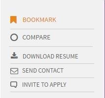 6.3 BOOKMARK TALENT The Bookmark feature allows you to bookmark Talent and
