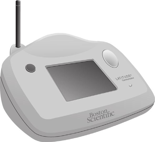 LATITUDE Communicator A key component of the system is the LATITUDE Communicator, an easy-to-use inhome monitoring device for patients.