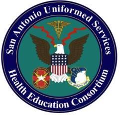 San Antonio Uniformed Services Health Education Consortium San Antonio, Texas I.