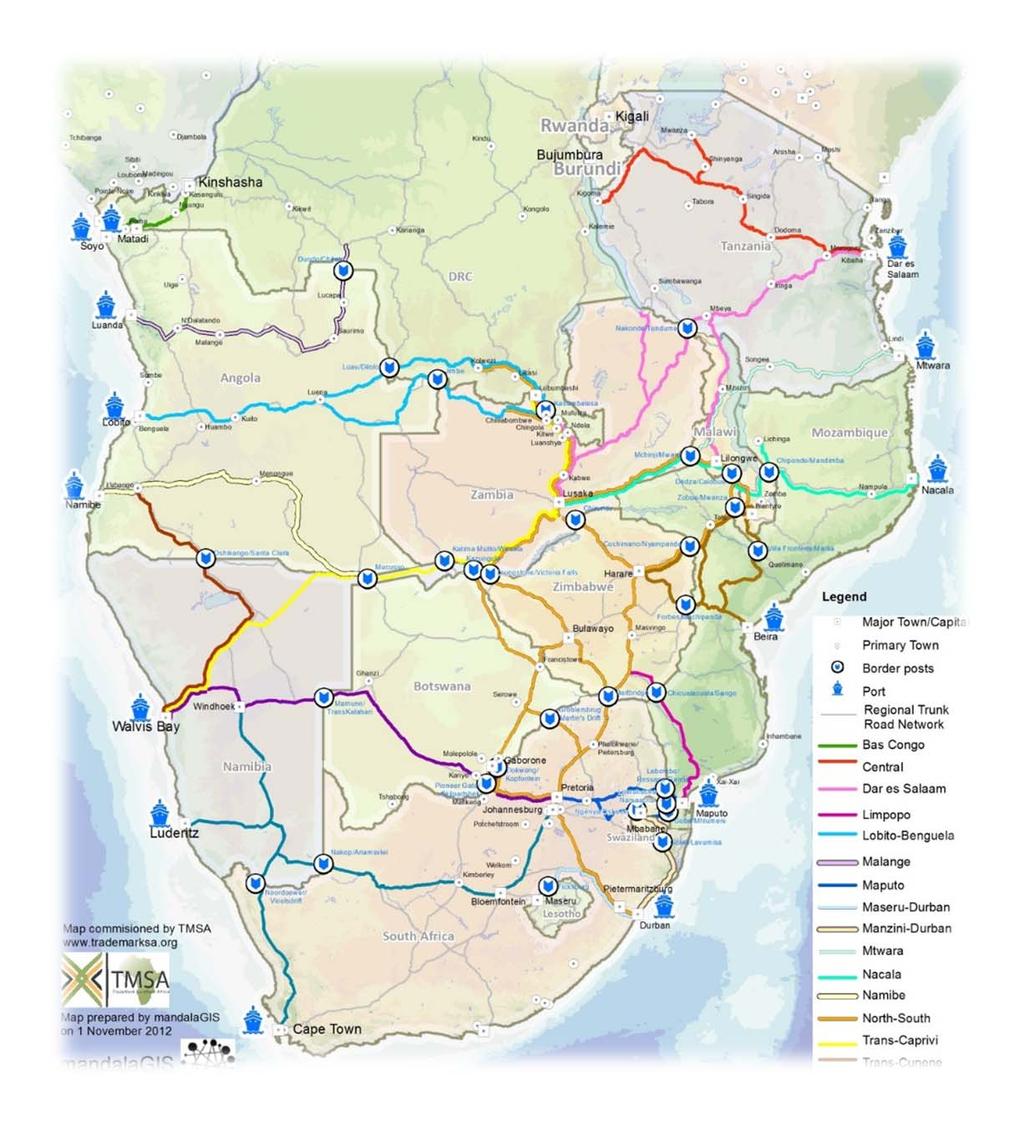 Afri ID Original Portfolio 2 Coordination on the Zambia South Africa