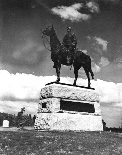 Statue of General Meade on Cemetery
