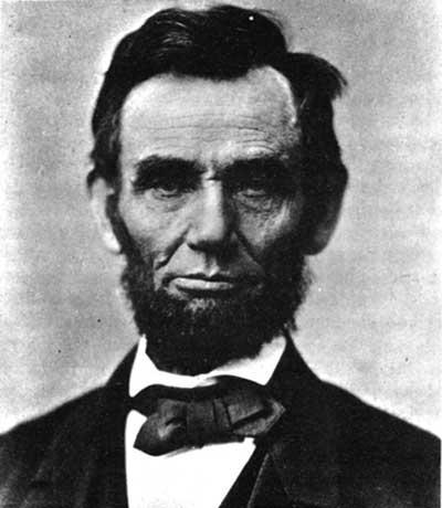 The Alexander Gardner portrait of Lincoln, taken 4 days before the Gettysburg Address. Meserve Collection. Lincoln and Gettysburg ESTABLISHMENT OF A BURIAL GROUND.