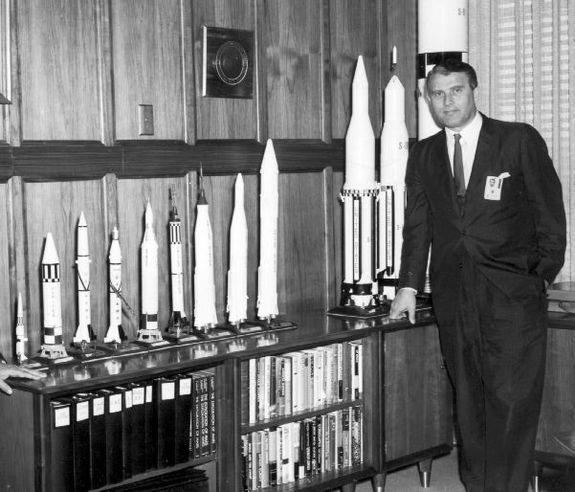 As director of the MSFC, von Braun oversaw the development of the Saturn V rocket that