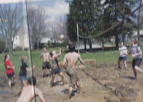 The weekend includes a mud volleyball tournament, carnival