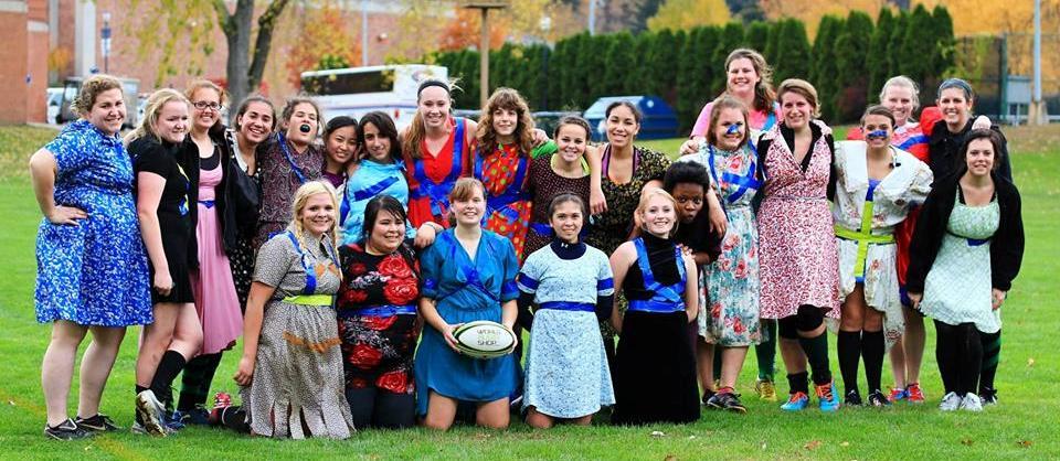 Women s Rugby sponsors a great end of season match Rugby in Prom