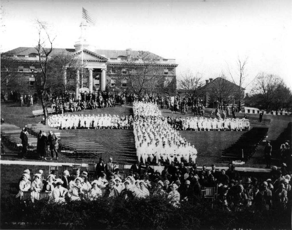 t The First Easter Egg Roll at Walter Reed was held the Monday after Easter on April 2, 1923 in the formal gardens.
