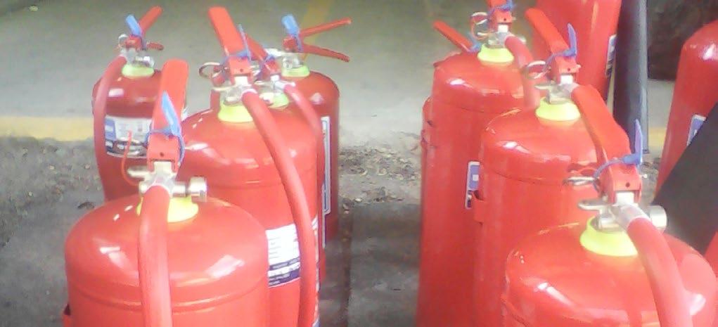 Business owners, Elias Tlape and Andre Kruger took a social responsibility decision to supply and maintain fire extinguishers and other equipment for boats operating at the dam free of charge.