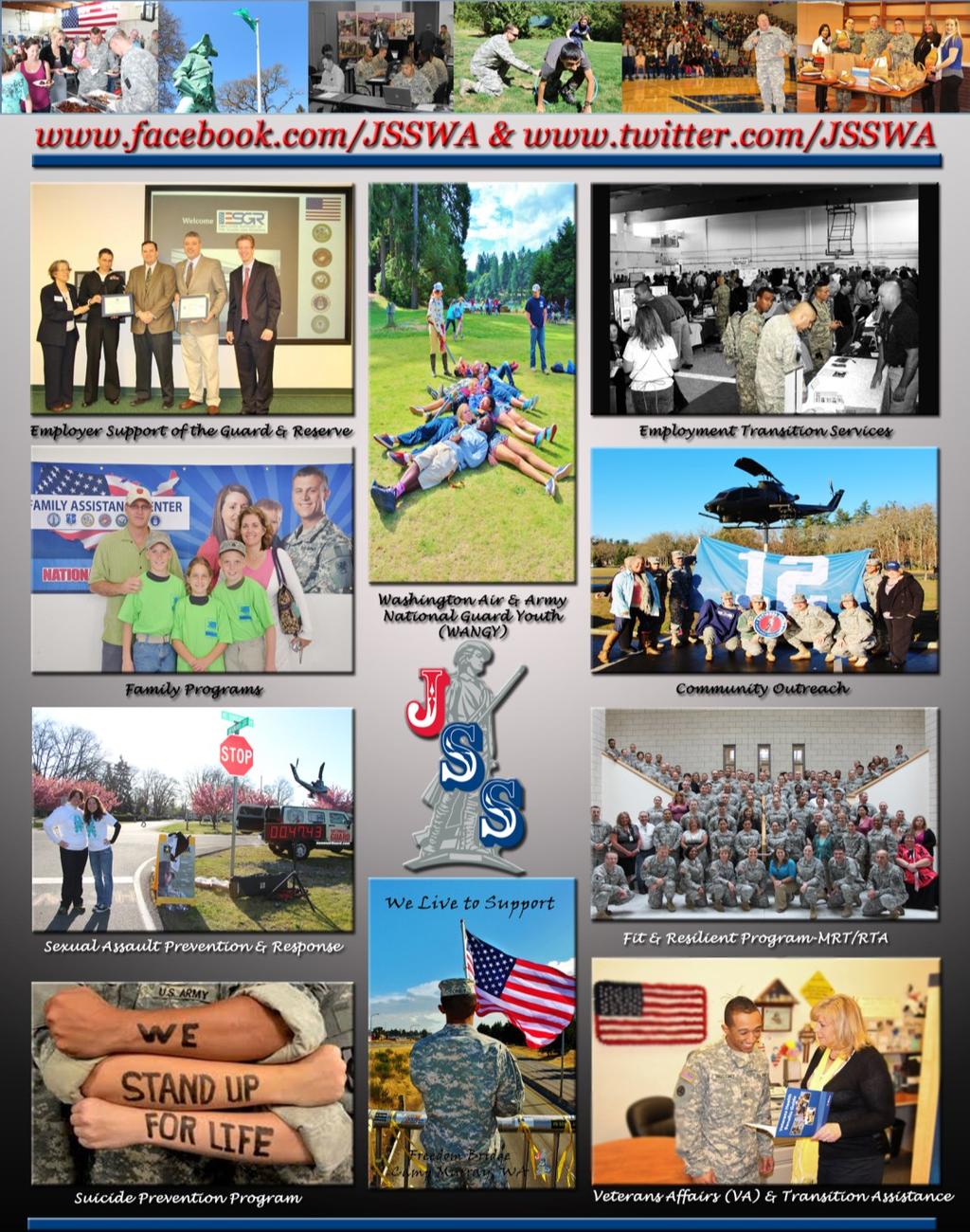 com/jsswa Washington National Guard Joint Services Support Serving Soldiers, Airmen, Veterans and their Families The