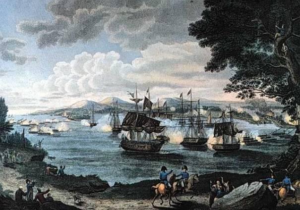 A Turning Point at Plattsburgh While British forces were attacking Washington and Baltimore, British General Sir George Prevost was moving into New York from Canada.
