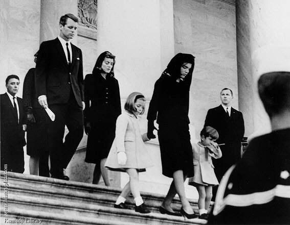 The nation was stunned and in mourning, as the Kennedy funeral was