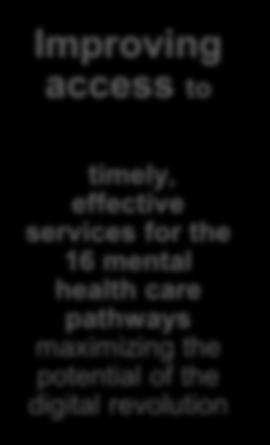 effective services for the 16 mental health care pathways maximizing