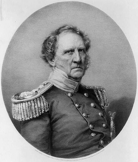 Winfield Scott Served in the war of 1812 Commanded the Mexican-American war Initially offered his command of his force to Lee, who declined when Virginia decided to leave the union