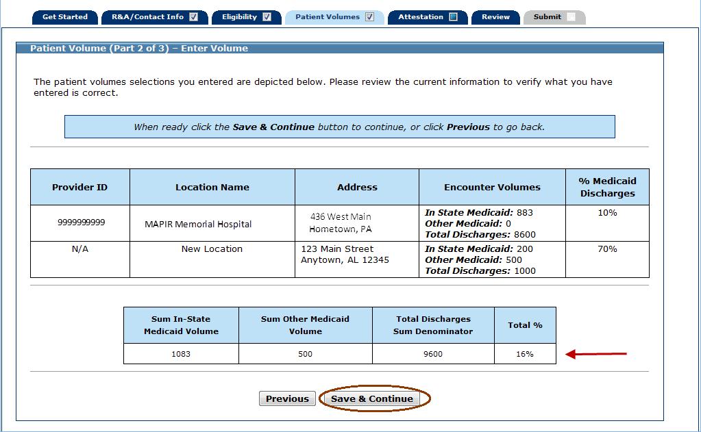 MAPIR User Guide for Eligible Hospitals Step 4 Patient Volumes Hospital Cost Report Data Fiscal Year (Part 3 of 3) The following screens will request hospital cost data.