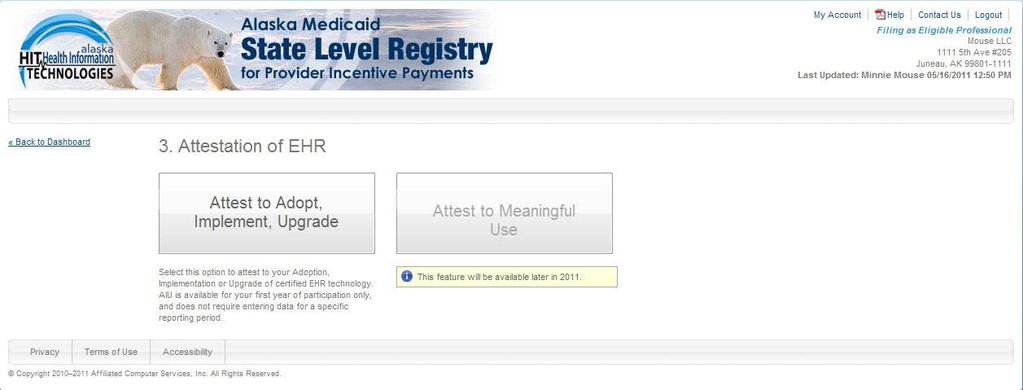 SLR Home page-confirm Medicaid Eligibility-Complete Note: The Confirm Medicaid Eligibility tab has been completed and is highlighted green, Step 3 has been unlocked to allow you to continue to