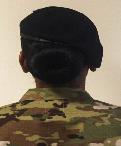 Soldiers must fold the headgear neatly so as to not present a bulky appearance.