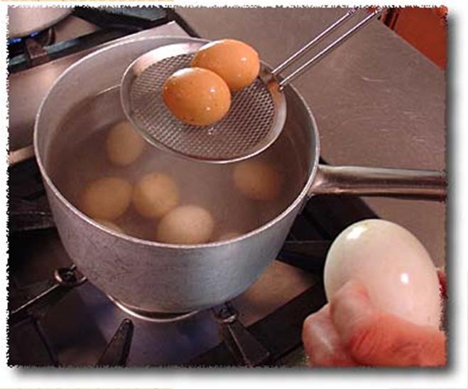 an egg in cold water cook a