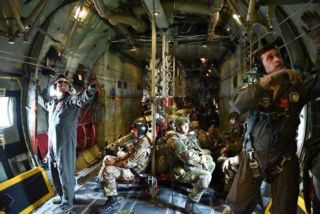 and coalition forces to bolster joint readiness. The units who participated in the airdrops were U.S.