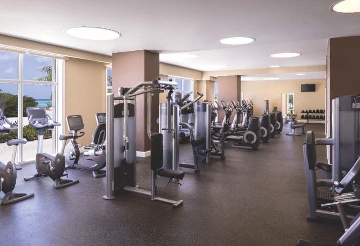 THE RITZ-CARLTON FITNESS CENTER Fitness Center Select from a wide range of cardiovascular and strength-training options, while enjoying spectacular ocean views.