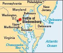 The Battle Of Bladensburg Near the town of Bladensburg, Maryland (6 miles from Nation s Capital) 114 Marines & Sailors attempted to block a force of 4,270