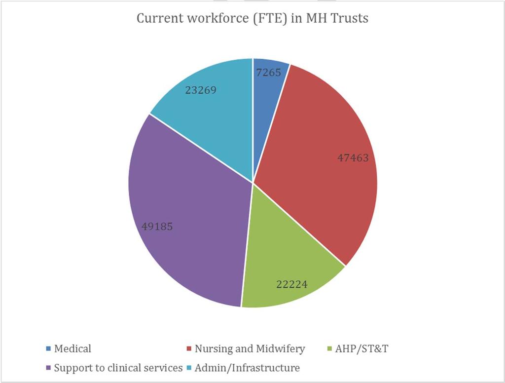 Current and Future Mental Health Workforce Delivering the Mental Health Workforce Plan in response to the Five Year Forward View for Mental Health (NHS England 2016) and Future in Mind (NHS England