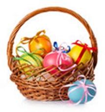 Children today look forward to finding baskets filled with candy and other treats on Easter morning. In the countries of Eastern Europe, special baskets were set aside just for Easter.