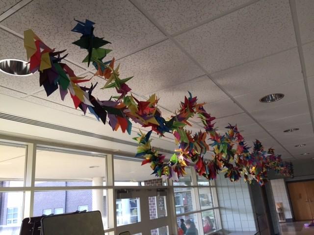 1000 Cranes for Good Will and Peace in our World In Japan the
